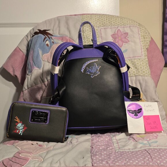 Loungefly Disney Lilo & Stitch: The Series Vampire Angel & Stitch Mini Backpack main image 5